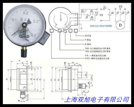 YXC-160B늽c(din),늽c(din),-0.1~60Mpa,150mm